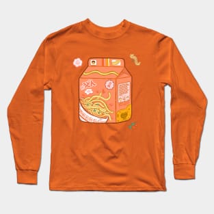 Squid Carton Ramen Long Sleeve T-Shirt